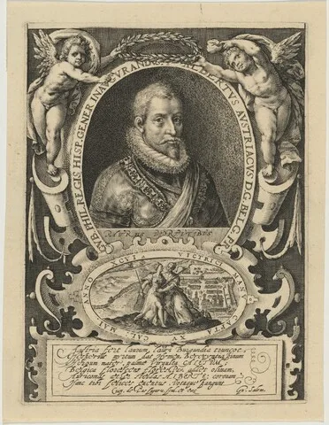 Crispijn van de Passe the Elder, Albert of Austria, Archduke