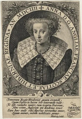 Crispijn van de Passe the Elder, Anne of England