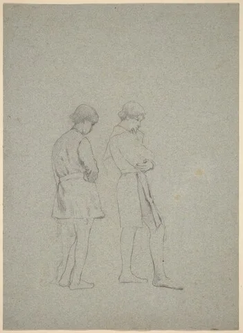 Thomas Hovenden, Studies for Elaine