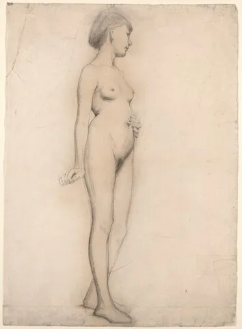 Thomas Hovenden, Standing Nude Girl