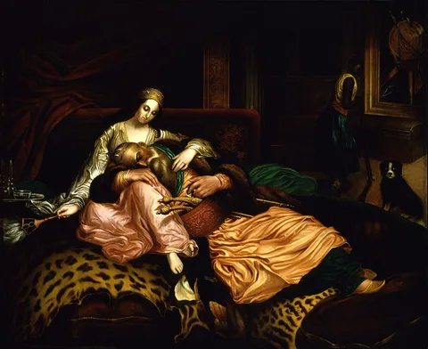 Thomas Buchanan Read, (Interior Scene with Sultan and Concubine)
