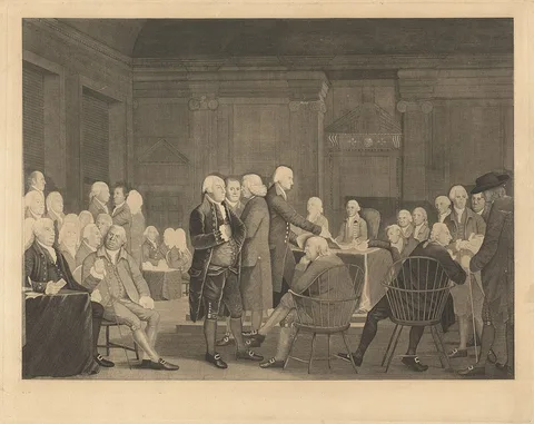Edward Savage, Congress Voting Independence