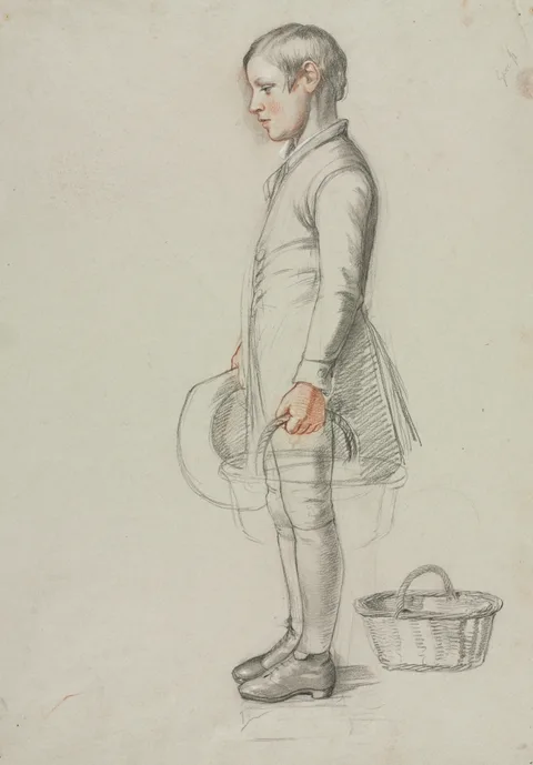 Richard Redgrave, Study for "Country Cousins"