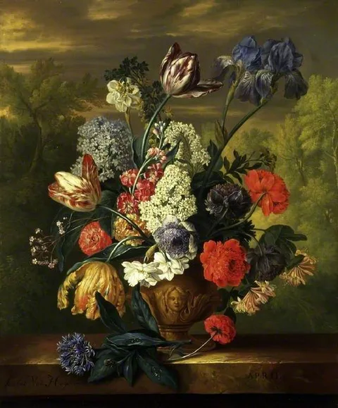 Jacob van Huysum, Twelve Months of Flowers: April