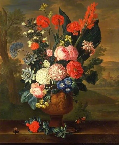 Jacob van Huysum, Twelve Months of Flowers: June