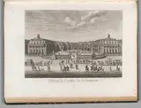 Israel Silvestre, Château de Versailles seen from the forecourt, from Chalcographie du Louvre, Vol. 22