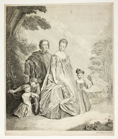 Philippe Mercier, The Family Promenade, also called Philippe Mercier, His First Wife, and Family