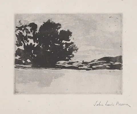 John Lewis Brown, Paysage
