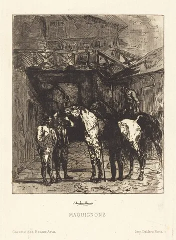 John Lewis Brown, Maquignons (Horse Dealers)