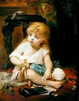 Pierre Olivier Joseph Coomans, Girl and Doll