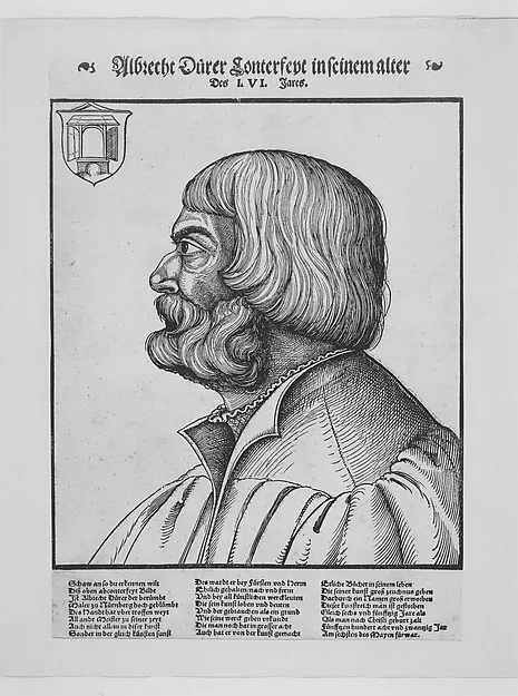 Erhard Schön, Portrait of Dürer