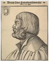 Erhard Schön, Portrait of Albrecht Dürer