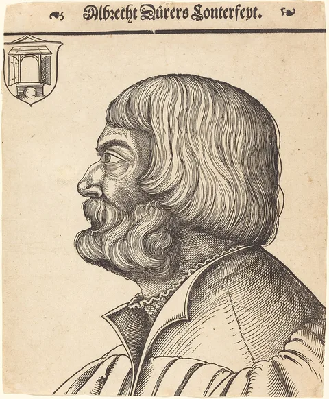 Erhard Schön, Albrecht Dürer at Age Fifty-Six