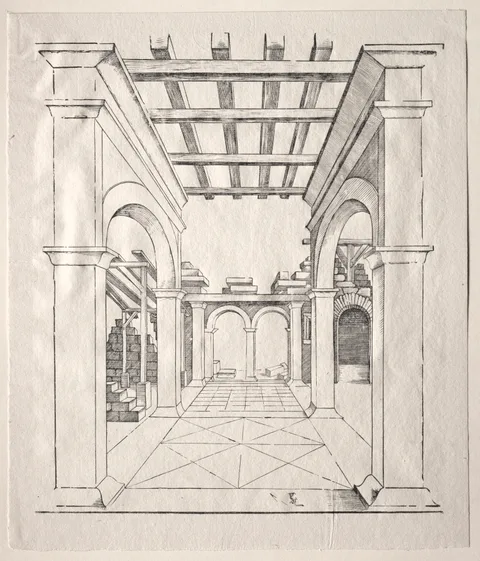 Erhard Schön, A Portico