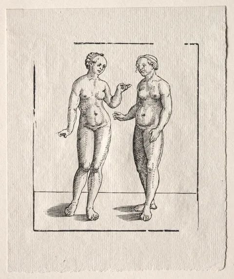 Erhard Schön, Two Nudes