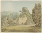 Francis Towne, An ivy covered ruin
