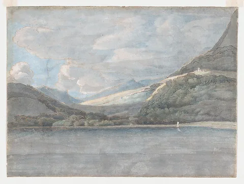 Francis Towne, View of Lake Como