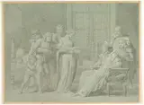 Pelagio Palagi, King Charles VIII of France with the Dying Gian Galeazzo Sforza at Pavia