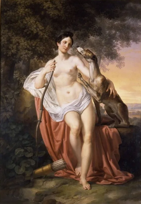Pelagio Palagi, Painting of Diana