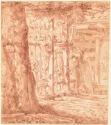Balthasar Anton Dunker, Encounter by the Garden Fence