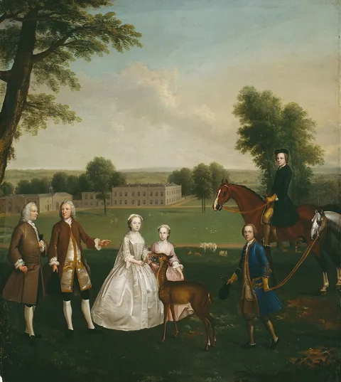 Arthur Devis, Thomas Lister and Family at Gisburne Park