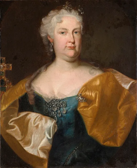 Johann Gottfried Auerbach, Portrait of Empress Elisabeth Christine of Brunswick.