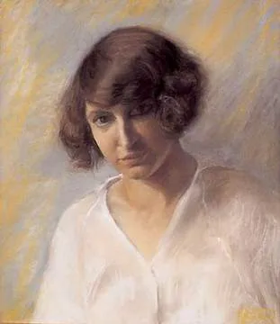 Cesare Tallone, Portrait of a young woman