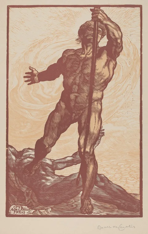 Adolfo de Carolis, The Archer [L'Arciere]