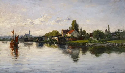 Theodore Clement Steele, Village of Schliersee, Highlands