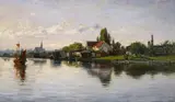 Theodore Clement Steele, Village of Schliersee, Highlands