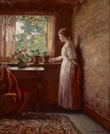 Theodore Clement Steele, The Girl by the Window