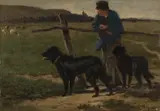 Emile Van Marcke De Lummen, Boer met honden