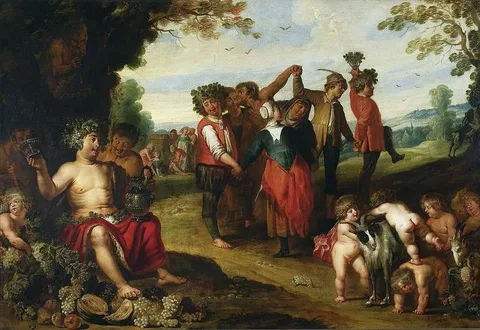 Moses van Uyttenbroeck, Peasant bacchanal.