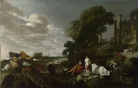 Moses van Uyttenbroeck, Landscape with Mythological Figures