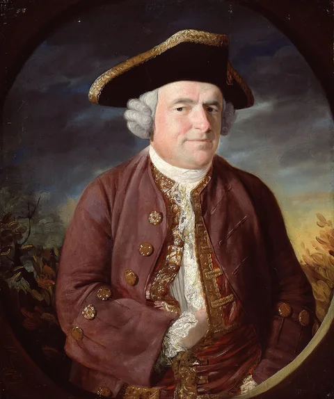 John Russell, Portrait of a Man in a Tricorn Hat