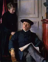 Eyolf Soot, Portrait of the Author Jonas Lie and his Wife Thomasine