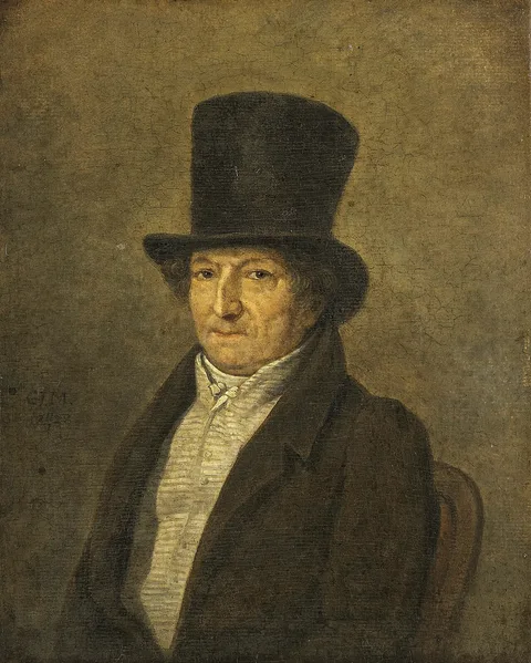 Gerrit Jan Michaëlis, Portrait of Jean Bernard, Art Collector and Painter in Amsterdam
