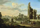 Jacob de Heusch, Rome: A View of the Forum Romanum