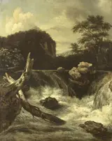 Jan van Kessel, A Waterfall (Cascade)