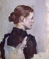 Signe Scheel, Figure Study of the Painter Helga Ring (Reusch)