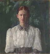 Signe Scheel, Portrait of the Painter Helga Ring (Reusch)