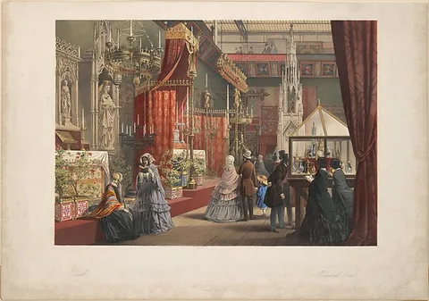 Joseph Nash, Mediaeval Court: The Great Exhibition of 1851