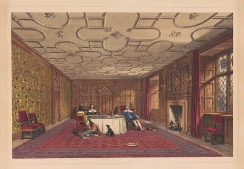 Joseph Nash, The Dining Room, Levens, Westmorland