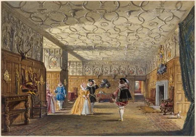 Joseph Nash, The Hall, Levens, Westmoreland