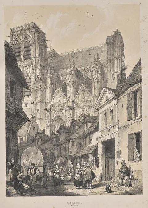 Joseph Nash, Architecture of the Middle Ages:  Cathedral, Abbeville