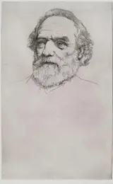Charles Holroyd, Portrait of Alphonse Legros - Sir Charles Holroyd