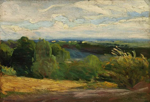 Martín Malharro, En plena naturaleza