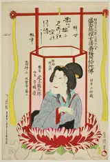 Utagawa Kunisada III, Memorial Portrait of the Actor Onoe Kikugoro V