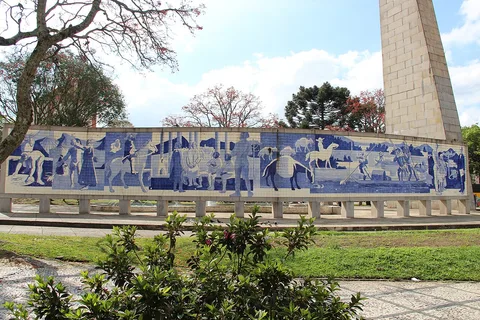 Poty Lazzarotto, Tile panels of the 1º Centenário do Paraná
