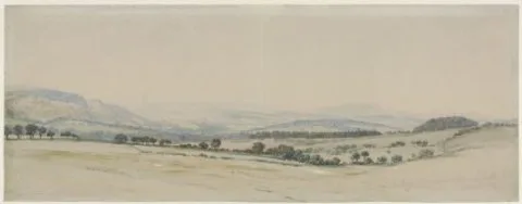 William Turner, Heuvellandschap in Northumberland